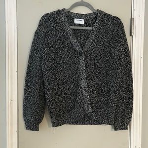 Grey four button sweater